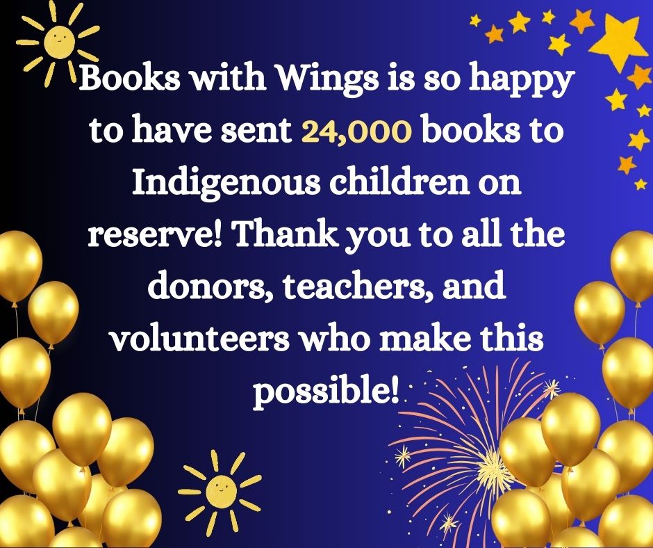 Happy 24,000 brand-new books sent!